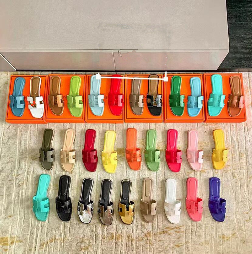 

Famous Designer Women Slippers Genuine Leather Sandals H Summer Oran Sandals Flat Flip Flop Crocodile Skin Slides Ladies Beach Shoes Sandal Party Wedding Slipper Wi, 23