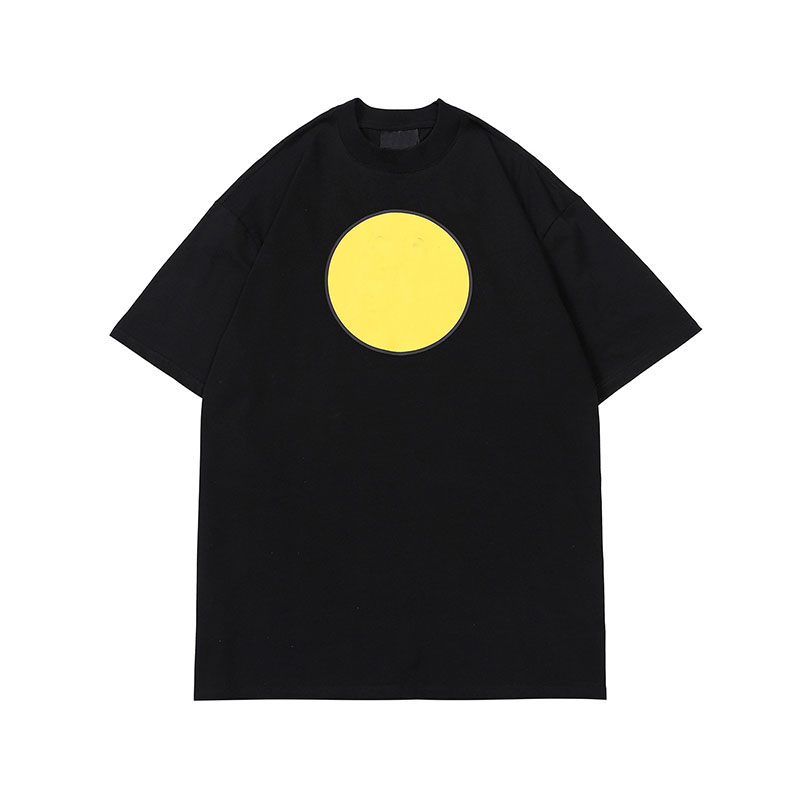 

2022SS brand Mens T-Shirts Summer Fitness Casual Style O-Neck Tops Short Sleeves Designer Streetwear Male Cotton Smiley Letter Print Tee, Purple
