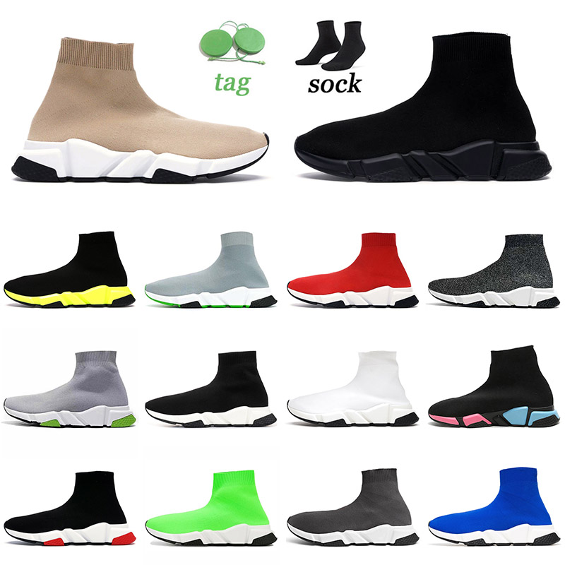 

2022 Socks Shoes Classic casual shoes sneakers for men women Black White 17FW Paris Graffiti Sole Vintage Old Sock Designer Trainers Outdoor Walking, A15 mineral blue 36-47