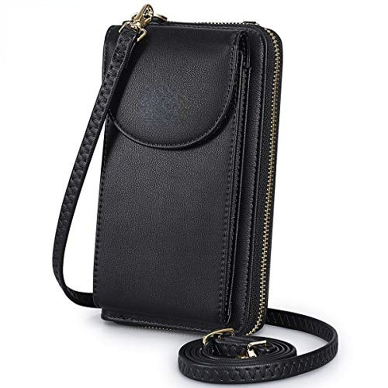 

2022 New PU Mobile Phone Bag Large-capacity Long Wallet Fashionable Multi-function Ladies Shoulder Bag