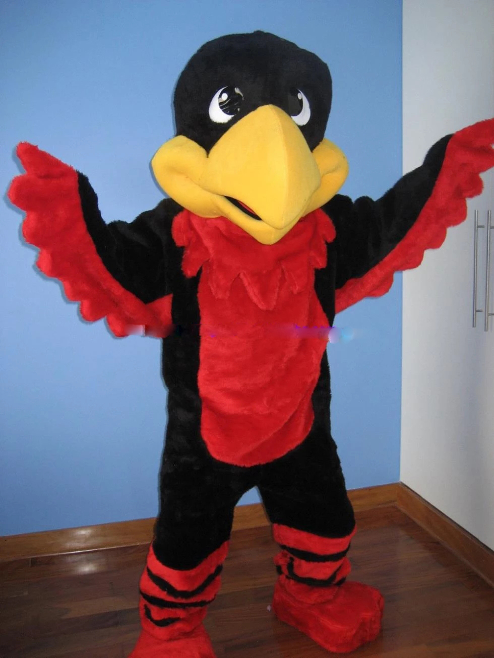 

Cute Cartoon Character Adult CARDINAL Mascot Costume Fancy Dress Halloween party costume, As pic