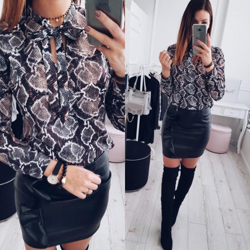 

Women' Blouses & Shirts Women 2022Blouses Printed Long Sleeve Blusa Chiffon Fashion Elegant Patchwork, Purple