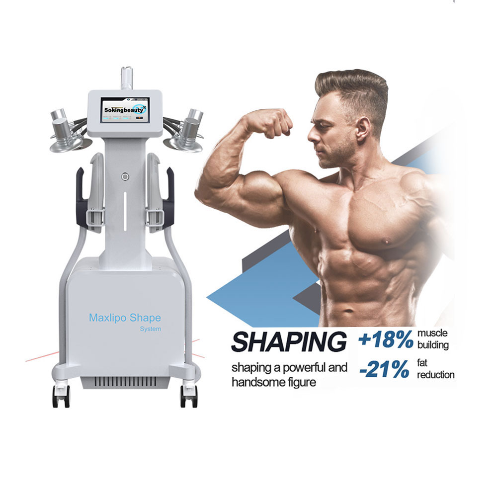 Emslim Build Muscle Stimulator 6D Lipolaser Slimming Body Sculpting 635nm 532nm Lipo Laser Ems Abdominal Slimming Electromagnetic Burn Fat Treatm-image-785831863