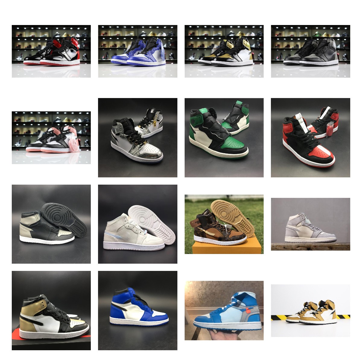 Avec la boîte 2022 Chaussures de basket-ball pour hommes et femmes Baskets Top 3 Noir Rouge Rose En cuir verni Toe Shattered Backboard pour homme