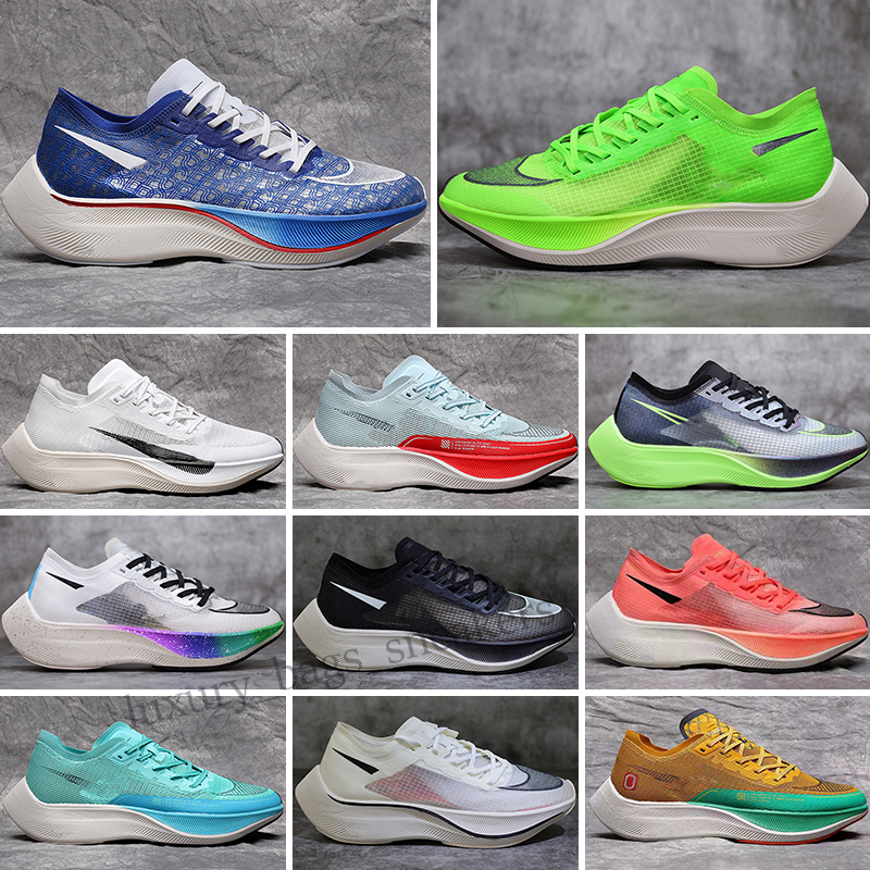 

Wholesale Top Quality Cushions ZOMX Voporfly NEXT% Running Shoes Ekiden BE True Bright Mango Sail Obsidian Mens Women Clean Ribbon Sports Trainers 36-45, Color 18