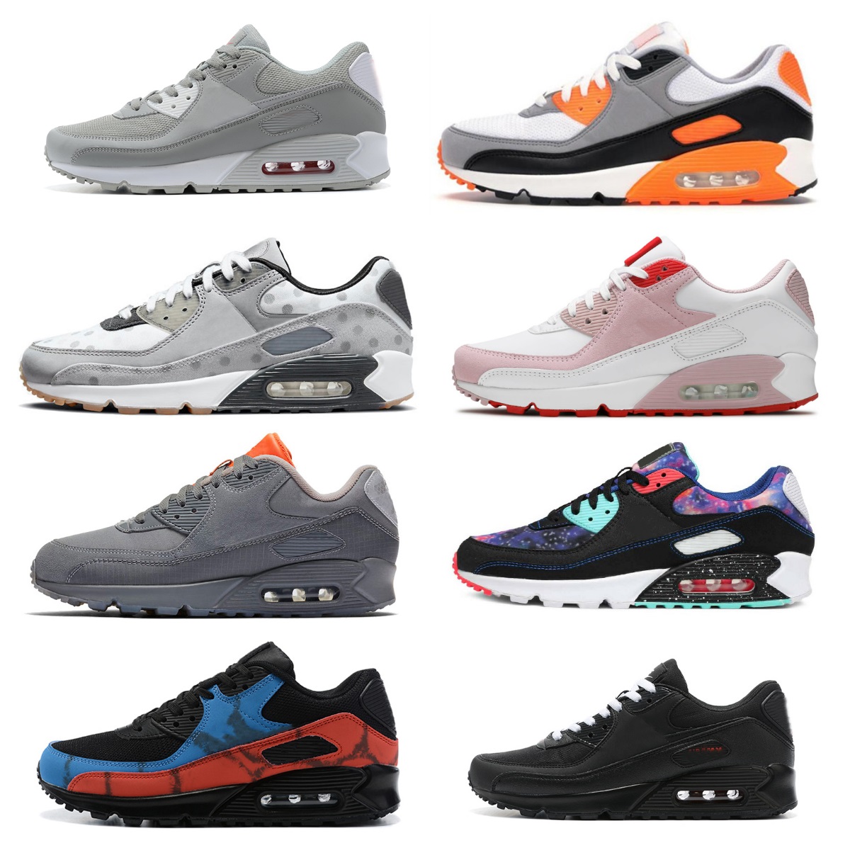 

Shoes Running Og 90 Airmaxs Triple Black White Rose Pink Hyper Turquoise Orange Camo Viotech Be True Laser Blue City Pack London 90s Airs Womens Sneakers, Ss29