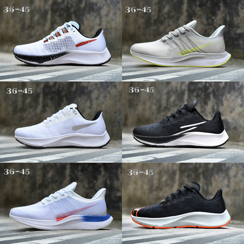 

Designer ZOOM Pegasus 37 38 Running Shoes Blue Ribbon Royal Triple Black Nathan Bell Game Barely Rose White Metallic Silver Men Women Designer A002, Shua