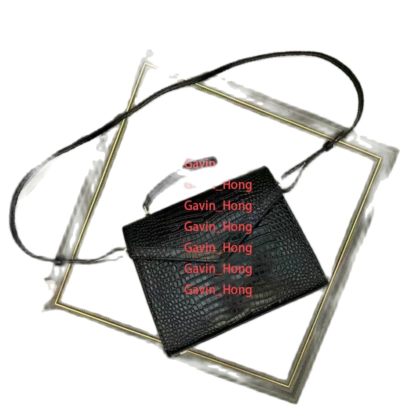 

Women Designers Style Shoulder Bags Cowhide leather 24cm Fashion Lady classic Handbag Crossbody bag Totes wallets, Black