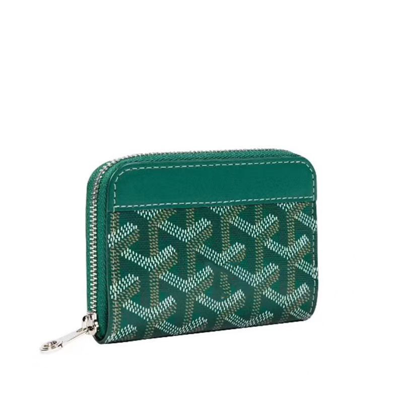 

Card Holder Designer Card Holder Goya Short Zip Coin Purse for Men and Women, Blue