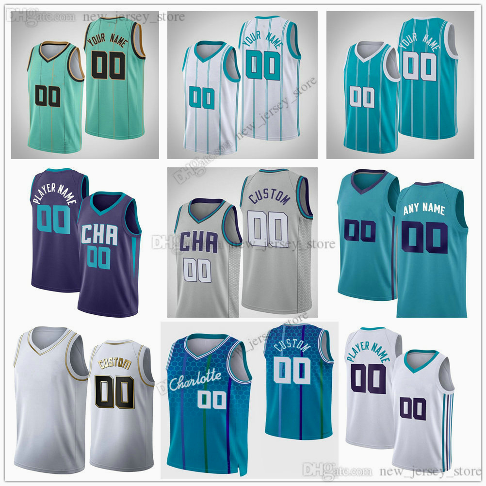 

Custom Printed Screen New 75th City Basketball LaMelo 2 Ball Jerseys New 4 Isaiah 20 Gordon Thomas Hayward 0 Miles Bridges 3 Terry Rozier Kelly Oubre Montrezl Harrell, Printed (with team logo)