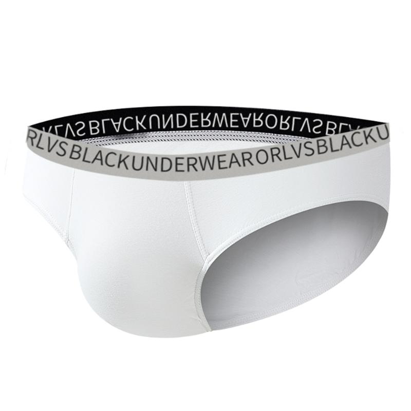 

Underpants OR Modal Men Bikini Briefs Sexy Underwear Male Panties Mens Gay Wh, Black;white