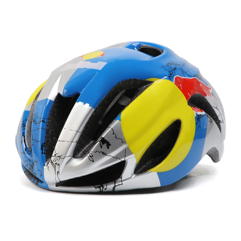 

Red Aero Triathlon MTB Road Bike Helmet TT Sports Racing Bicycle Cycling Helmet Protector VTT Riding Sport Safely Cap Equipment, Redb