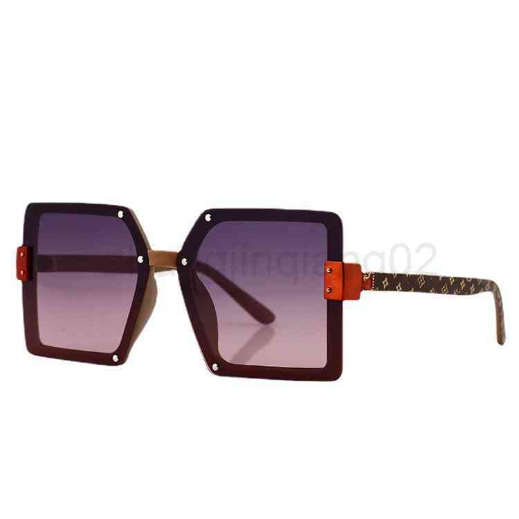 Designer LVS Lunettes de soleil cycle luxueux Fashion Woman Mens Love Anti Ul ultraviolet Polarisant le grand visage du grand visage des femmes L