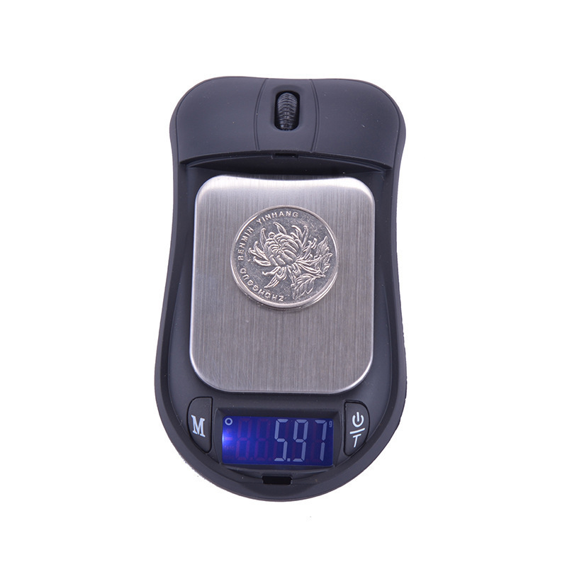 

New 100/ 200/300/500g x 0.01g and 500x0.1g Mouse mini Portable Electronic Digital Pocket Jewelry Scale Balance Pocket Gram LCD Display