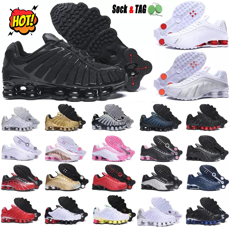 

OG shox TL r4 men women running shoes Triple Black White Metallic Dark Blue Volt Skepta Neymar Wolf Grey Lime Pastel Yellow trainers sports sneaker Chaussures 40-46