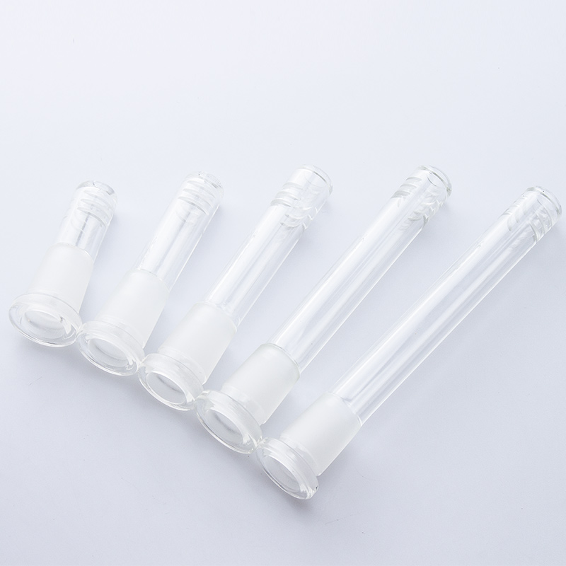 Glassvape168 P005 Smoking Accessory Glass Downstem Down-stem 6cm/8cm/10cm/12cm/14cm Dab Rig Pipes Bongs Tools 5 Models Length-image-411105073