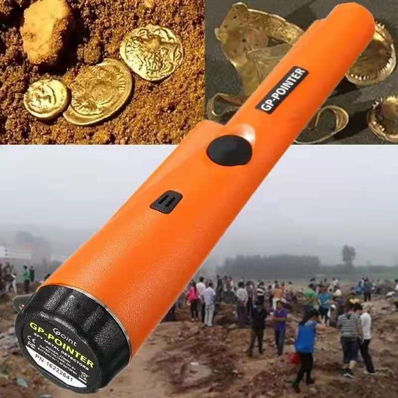 

Courtyard Metal Detector Hand Held Jewelry Necklace Ring Bracelet Seeker Portable Finding Tool High Precision Green