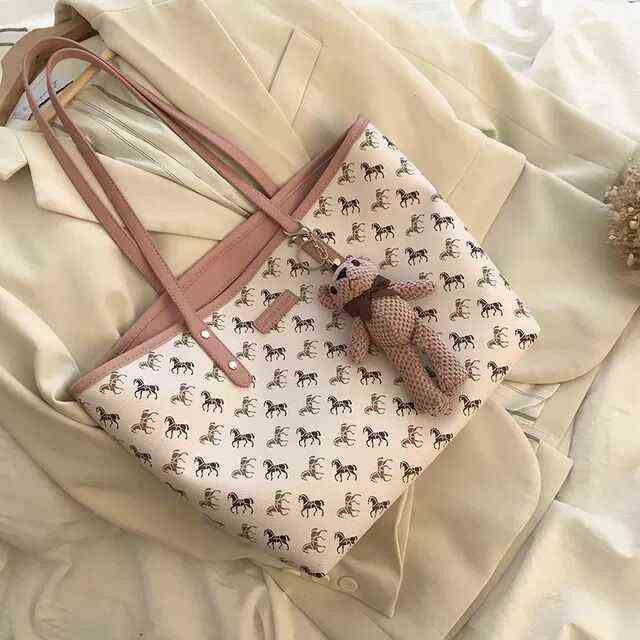 

Factory Online Export Designer Bags Tote Matot Women's New Fashion Old Flower One Shoulder Versatile Large Capacity Shopping, Sales promotion one khaki