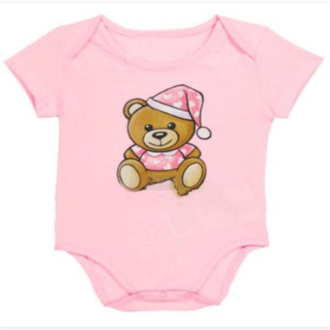 

Cotton Newborn Baby Rompers Summer One-piece Suit Clothes 0-24M Toddler Infant Boys Girl Jumpsuits Bodysuit Outfits, Pink