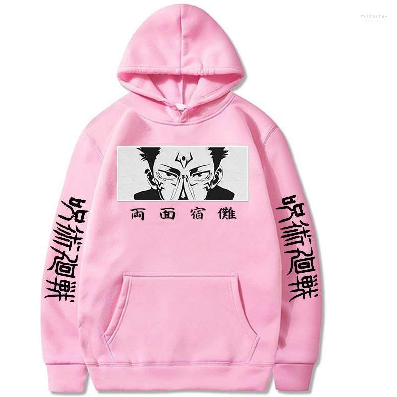 

Men's Hoodies & Sweatshirts Jujutsu Kaisen Anime Ryomen Sukuna Printed Hoodie Long Sleeve Pullover Sweatshirt Women Unisex Oversized Men Str, Beige