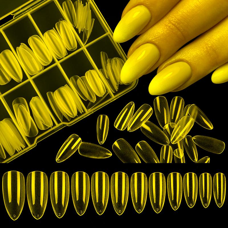 

False Nails 120Pcs Full Nail Tips Quick Building Mold Dual Forms Finger Extension Art UV Easy Find ToolsFalse, Special offer