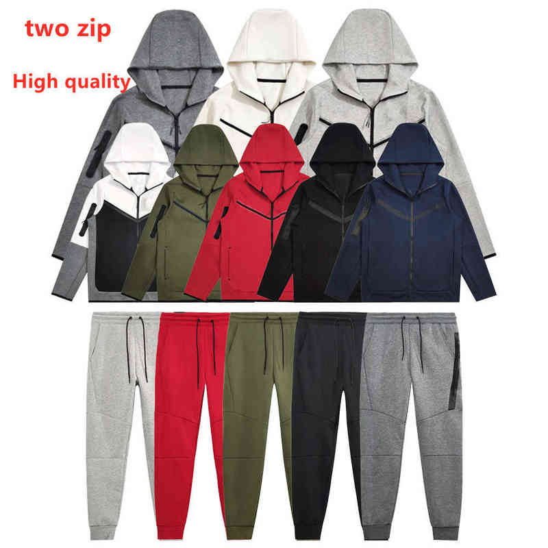 

Deisnger tech fleece hoodie men man two zip jacket techfleece hoodies long sleeve jackets jogger tracksuit mens tracksuits sweatpants pant, I need look other product