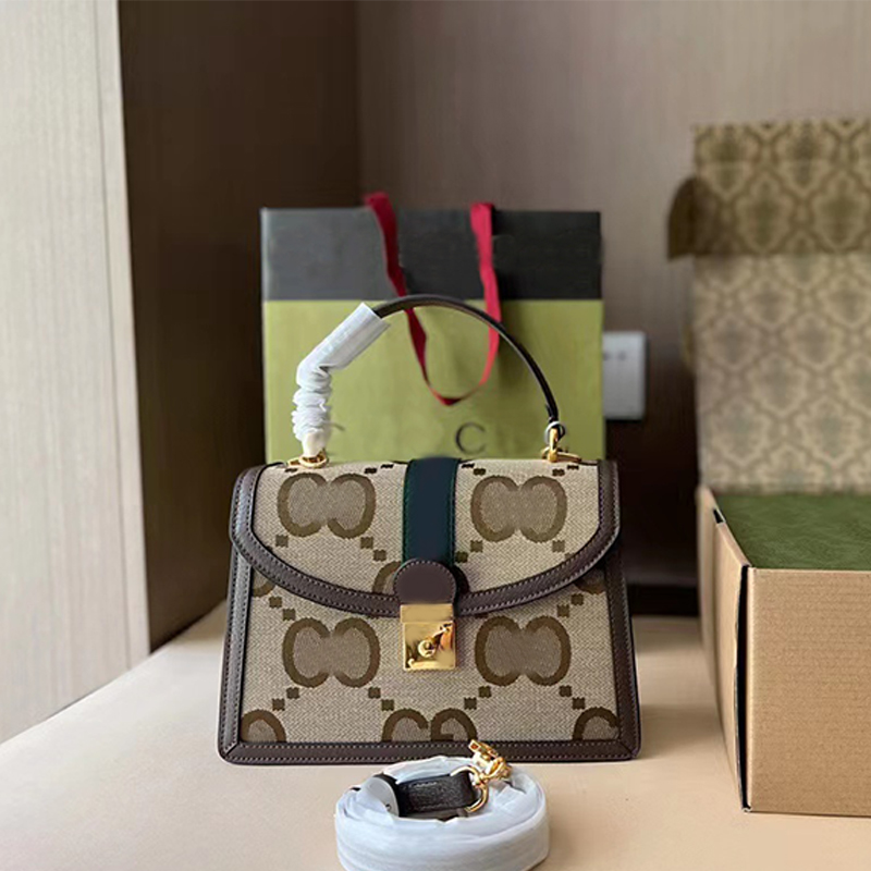 

New designer handbags tote brand bag graffiti portable shoulder messenger bag women luxury fashion crossbody ladies bags models brown leather handbag ophidia