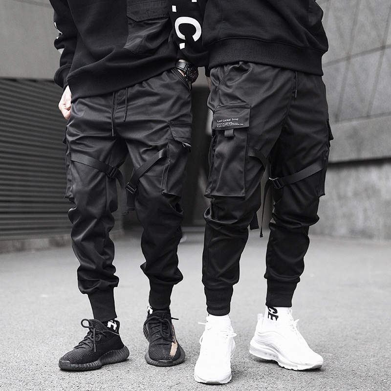 

2022 New Men' Pants Multi-pocket Harem Hip Pop Pant Trousers Streetwear Sweatpants Male Casual Fashion Cargo Men Jogger Pants