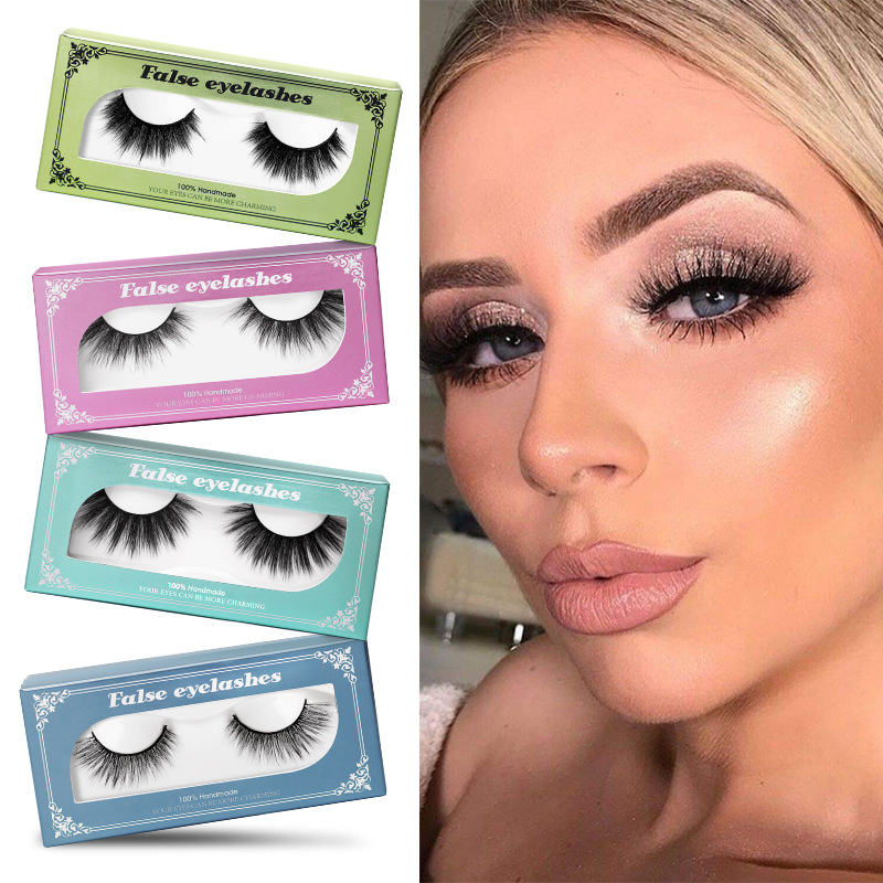 

30 Pairs a lot New eyelashes in bulk mink lashes eyelash Thick Stereoscopic multilayer curling Barbie lash Comfortable and dense