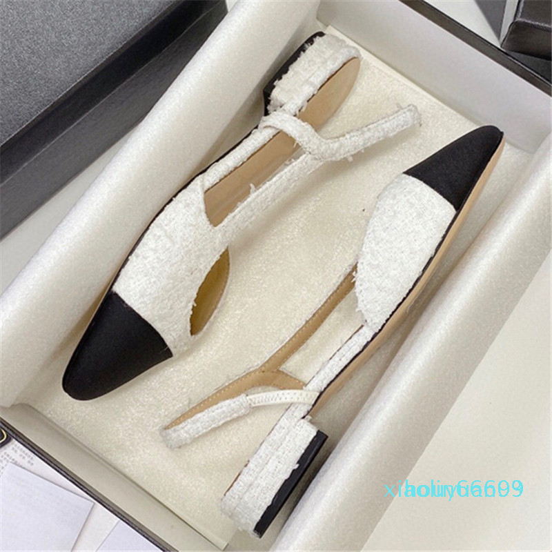 

Designer -Fashion Women slingback Women Shoes Heels fashion lady classical Desginer Pumps Design Luxury tweed Designer Shoe for woman, As show