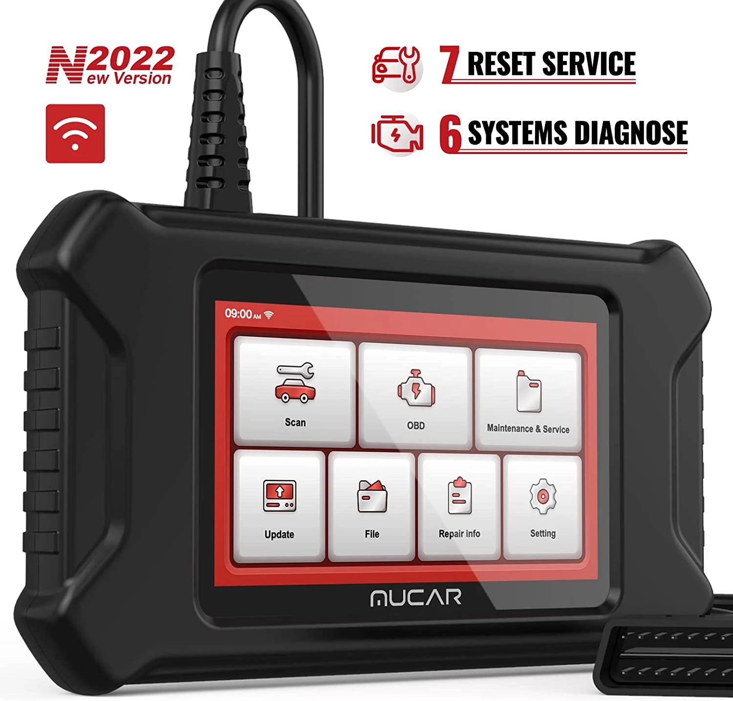 

Mucar CS2/CS4/CS6 Car Diagnostic Tool The latest version Lifetime Free Auto Scanner ECM/TCM/ABS/SRS/BCM/TPMS System
