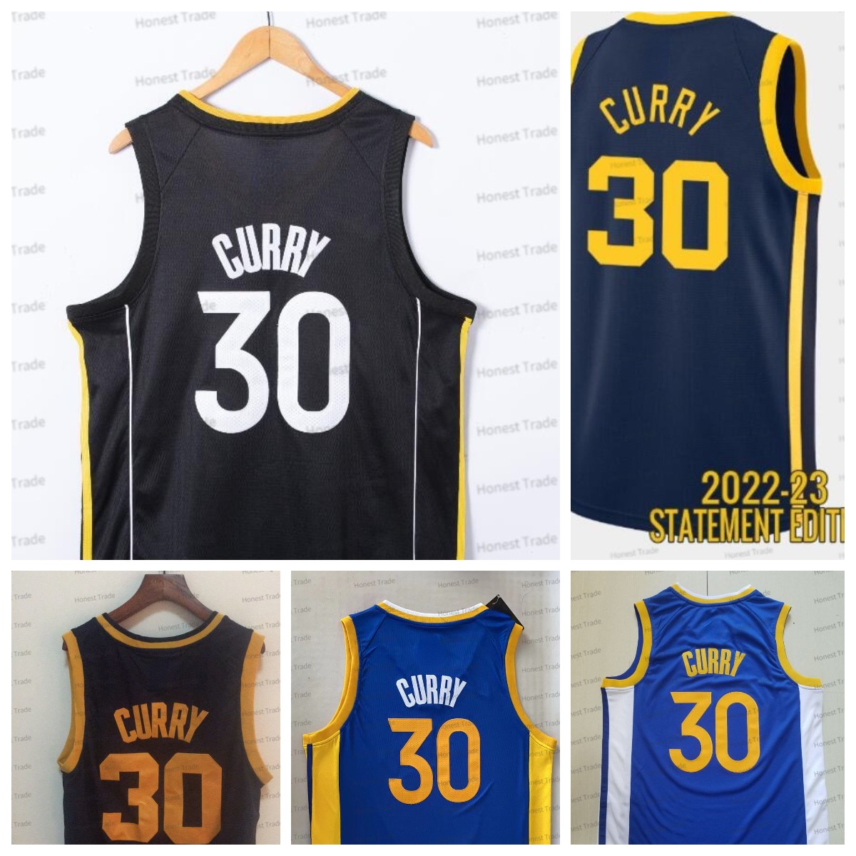 

Men 2022-23 New Basketball 30 Stephen Blue Jersey Klay Thompson 3 Poole Draymond Green White Jerseys MVP New, 22-23 men jersey