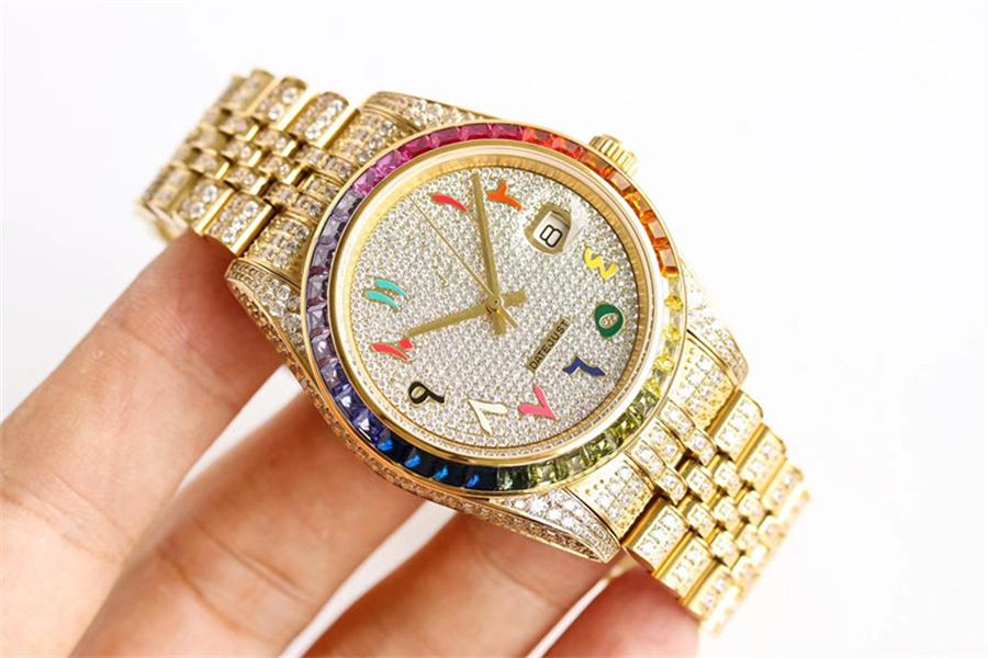 

luxury mens watches 4130 movement watches for men 3255 montre de luxe watch Mosang stone moissanite diamond watchs wristwatch Mechanical automatic 904L x2, Screwdriver 1.2mm [one]