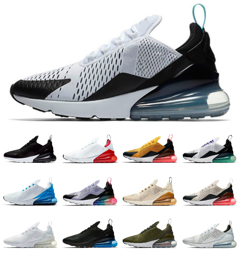 

Top Quality 270 Running Shoes 270s React Triple Black White Royal Women Men Chaussures Bred Be True Metallic Gold Barely Rose Usa Olive Mens Trainers Sport Sneakers, Bubble package bag