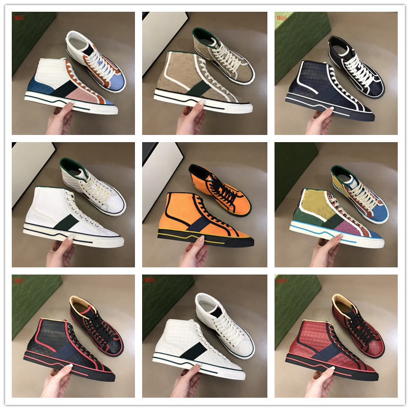 

Tennis 1977 Canvas Casual boots Luxurys Designers Womens Shoe Italy Green And Red Web Stripe Rubber Sole Stretch Cotton Low Top Mens Sneakers, With logo #02