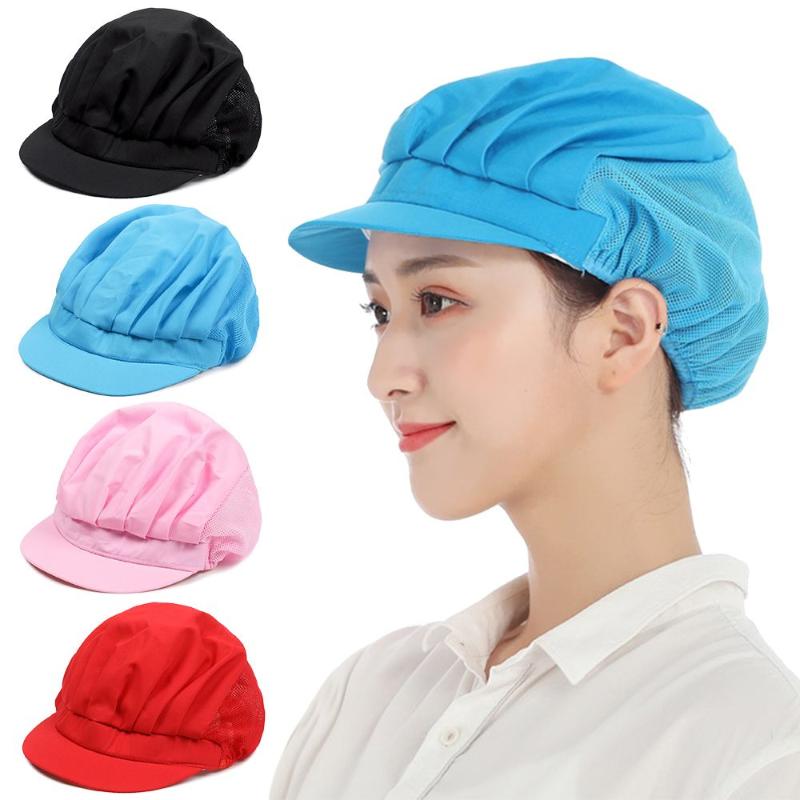 

Visors Chef Hat Kitchen Cooking Cap Food Service Hair Nets ChicVisors, Black