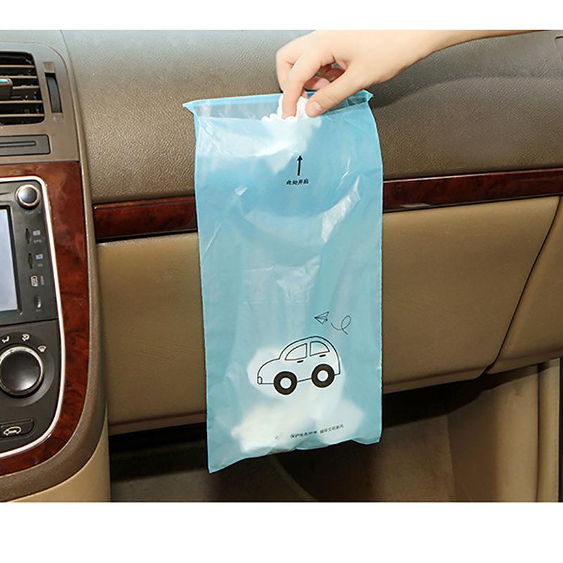 

Car Organizer Biodegradable Trash Rubbish Bag Creative Disposable Self-Adhesive Portable Can Leak-proof Dust Holder For Kitchen