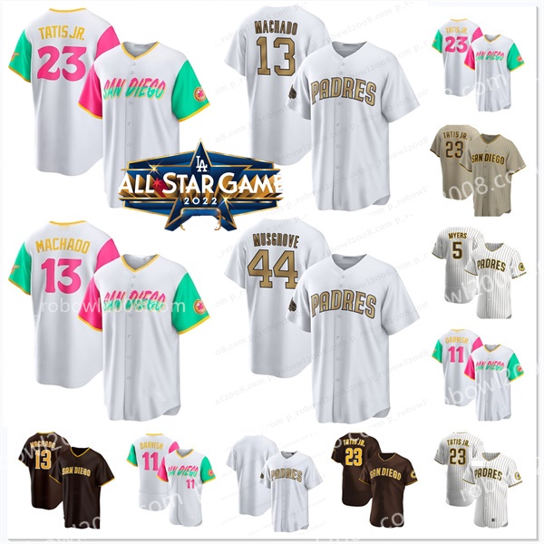 

San Diego Padres 2022 All-Star Jersey Manny Machado Fernando Tatis Jr. Jake Cronenworth Eric Hosmer Trent Grisham Ha-Seong Kim Luke Voit Austin Nola Basaball Jersey, Cool base womens