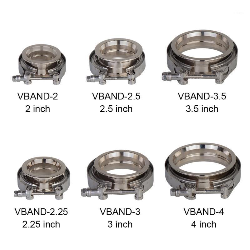 

Manifold & Parts Universal SS304 2 2.25 2.5 3 3.5 4 V-band Clamp Inch Exhaust Flange 76mm Turbo Vband V Clamps Kits
