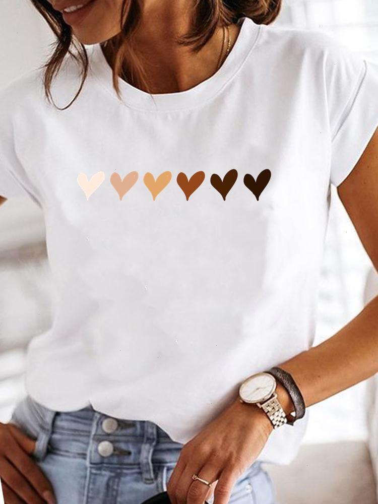 

Fashion Short Sleeve Love Sweet T Shirt 90s Trend Casual T-shirts Clothes Women Female Summer Clothing Ladies Print Graphic Tee, Laqa30422