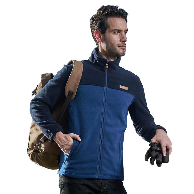 

Men's Jackets Hiking Fleece Men Spring Autumn Ourdoor Sport Thermal Polar Coat Windbreaker Climbing Camping Trekking Skiing Jacket C32, Black;brown