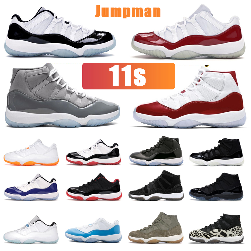 

shoes Basketball shoes 11 11s sneakers trainers cherry Low Cool Grey 72-10 Concord White Bred men women sports sneaker, #4 cool grey