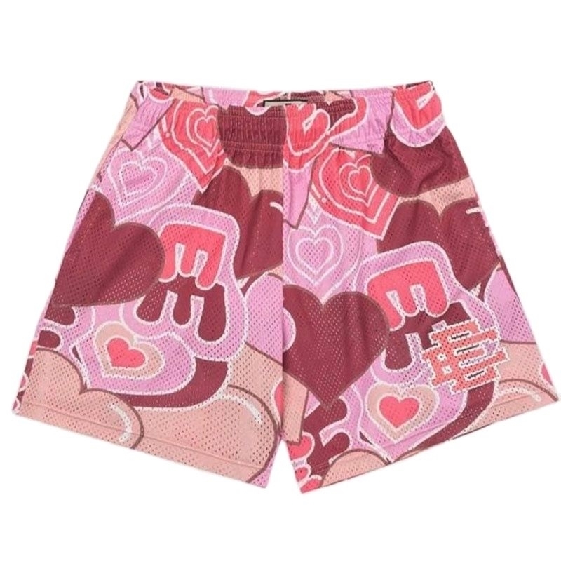 

Eric Emanuel EE Woman men summer shorts fitness training quickdrying jogging sports mesh Men Shorts Casual 220616, Red wjx