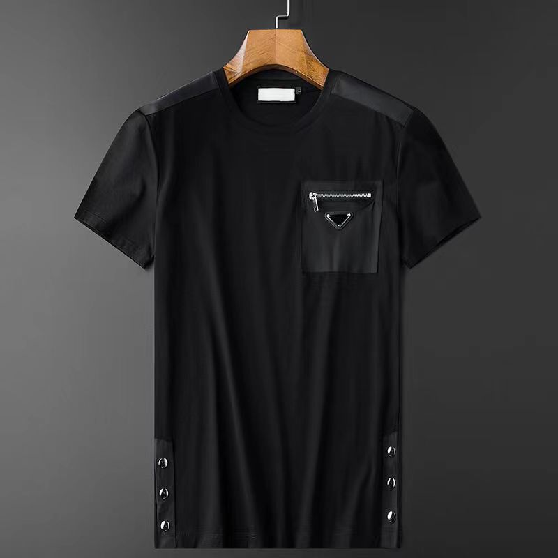 

Mens Women Designers T Shirt Fashion Men' Cotton Casual T Shirts Man Clothing Street Designer Tees Shorts Sleeve Clothes Tshirts, Black