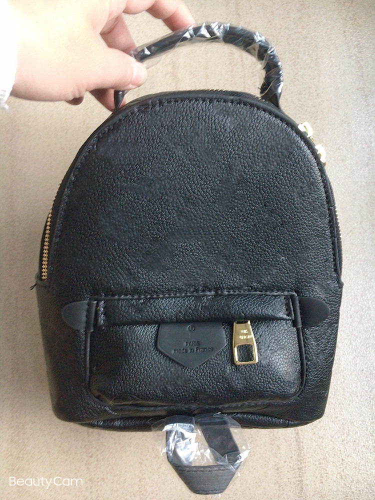 

Brand Letter women's backpack Pu leather bags Design Mini woman Backpacks Fashion Student High Sport Capacity men black white brown Khaki 7255#