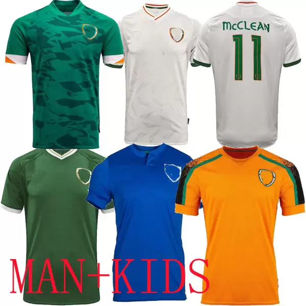 

2021 2022 Ireland Away 100TH centenary Soccer JerseyS home SPCIAL 21 22 DUFFY McClean DOHERTY idan Football shirt Hendrick GOALKEEPER jersey, Black;yellow