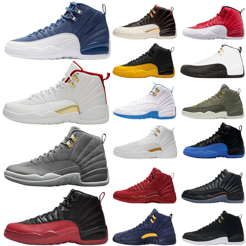 

Jumpman 12 12s Gamma Blue Mens Basketball Shoes Twist Utility Grind Indigo Flu Game Dark Concord OVO White Reverse Royalty Taxi Fiba Black Winterized Trainer Sneaker