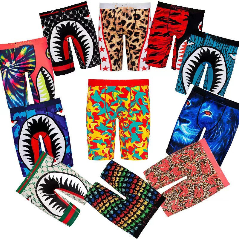 

Designers ethikas Underpants Mens Boxer Shorts Underwears Boxers Briefs Catoon Breathable Shark Face Mouth Sports Beach Shorts Bathing Swim Trunks, I need look other product