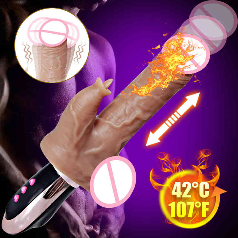 Massager Vibrator Penis Sex Toys Cock Thrusting Heating Dildo Vagina Clitoris g Spot Orgasm Vib-image-797427202
