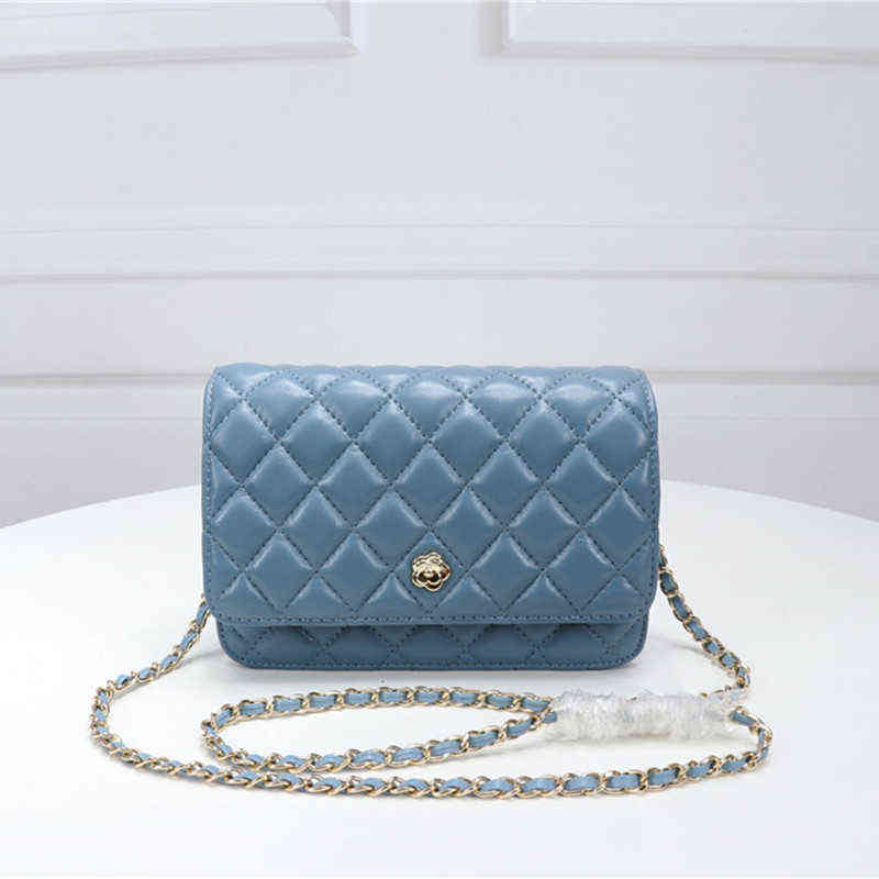 

Designers bags Xiaoxiangfeng messenger Lingge bag leather fashion versatile chain one shoulder small square fortune women's WOC, White